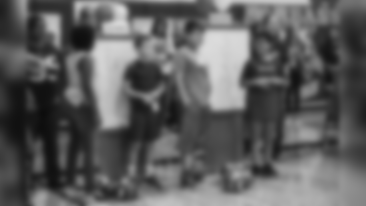 An image from the Sept.11, 2018 community development event at McMeans Junior High School featuring Ryan Griffen.