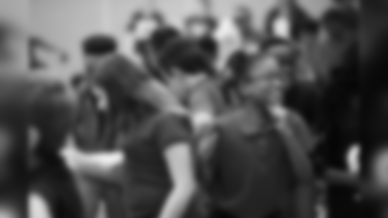 An image from the April 8, 2019 event at McNeill Elementary in which TORO and Joel Heath got students fired up for their upcoming STAAR test.