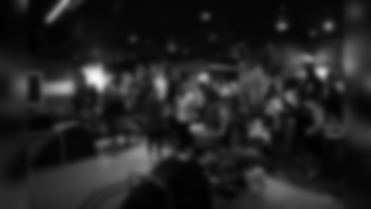 A Jan. 3, 2019 image of Texans TACT members attending a playoff party at Bowlmor.