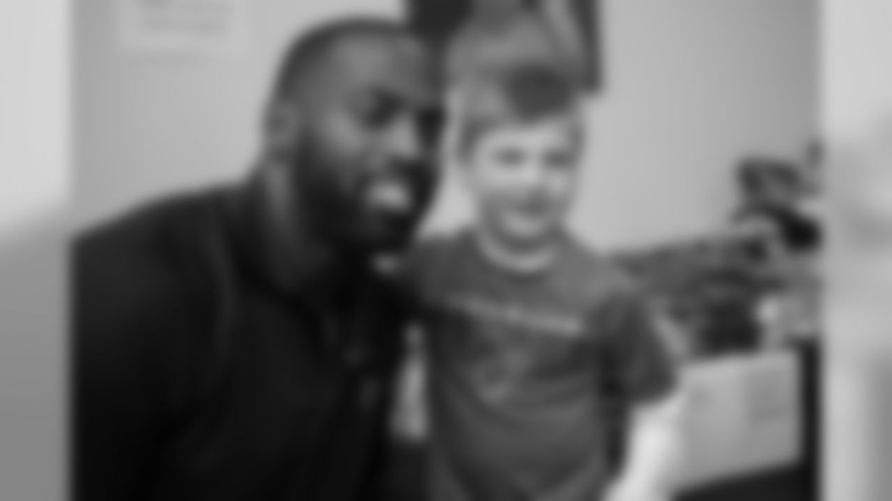 An image from the Dec. 19, 2018 community development event featuring Whitney Mercilus at Easter Seals.