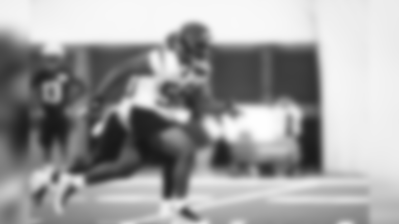 An image from the May 10, 2019 Rookie Mini Camp offseason practice.