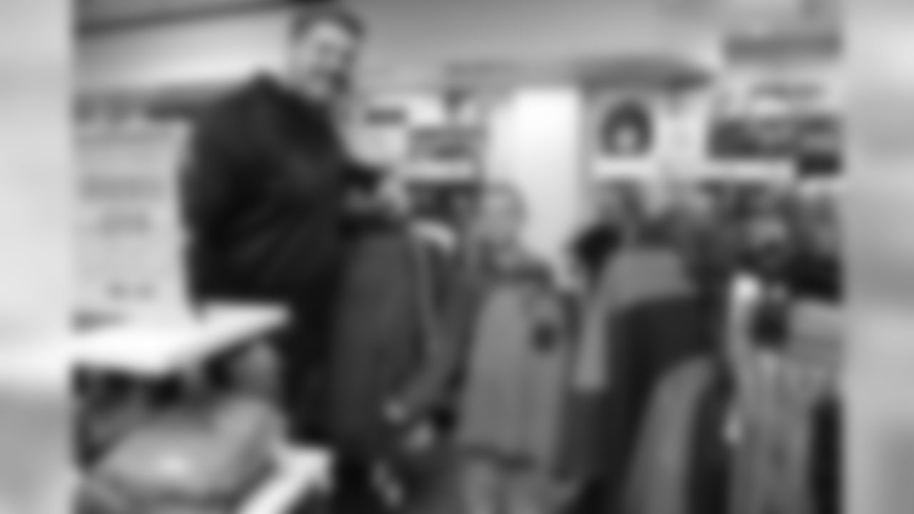 An image from the Nov. 27, 2018 event at Palais Royal in which Andre Hal took Provision students on a shopping spree.