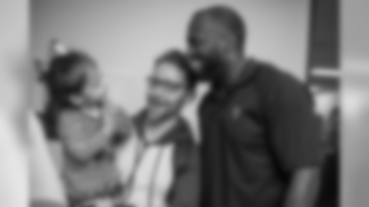 An image from the Dec. 19, 2018 community development event featuring Whitney Mercilus at Easter Seals.
