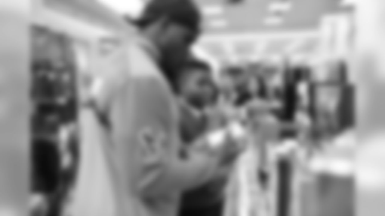 An image from the Nov. 27, 2018 event at Palais Royal in which Andre Hal took Provision students on a shopping spree.