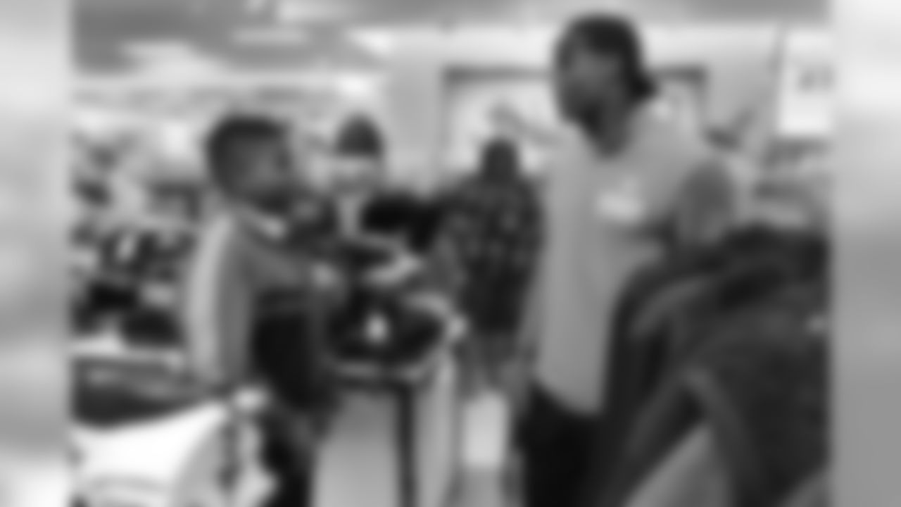 An image from the Nov. 27, 2018 event at Palais Royal in which Andre Hal took Provision students on a shopping spree.