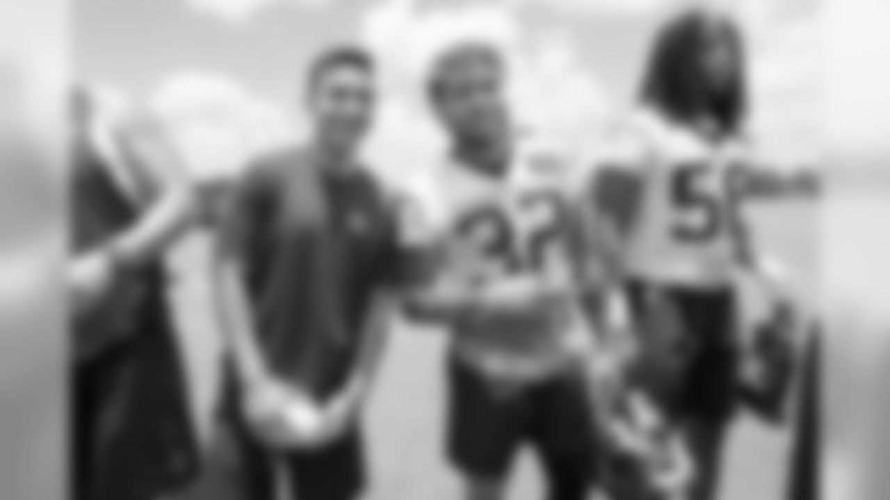 Santa Fe High School football team visit the Houston Texans after mini camp on Tuesday, June 12, 2018 at the Texans Methodist Training Center