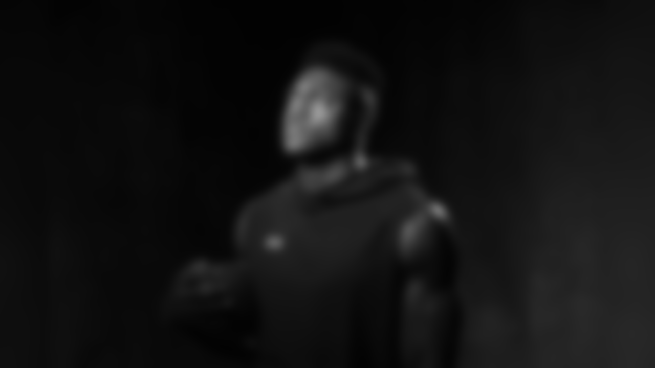 Portrait of Mississippi wide receiver A.J. Brown at the NFL football scouting combine, Friday, March 1, 2019, in Indianapolis. (Todd Rosenberg via AP)