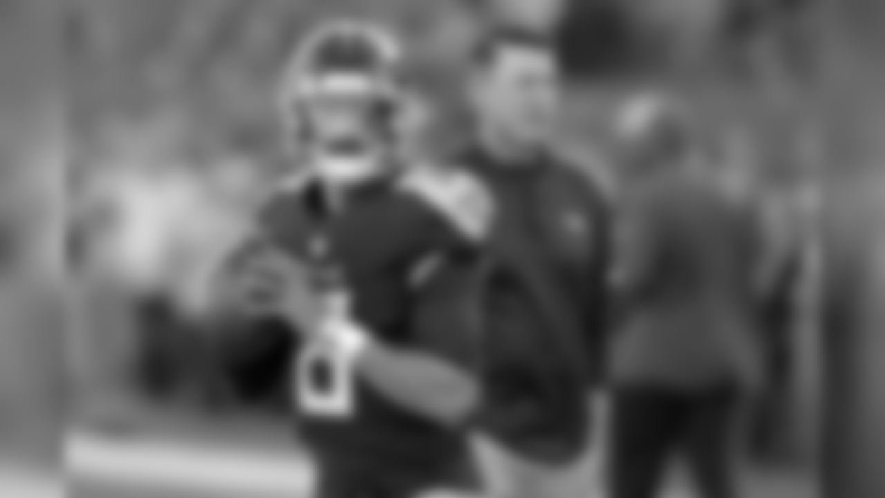 Tennessee Titans quarterback Marcus Mariota warms up before an NFL football game against the New York Jets Sunday, Dec. 2, 2018, in Nashville, Tenn. (AP Photo/Mark Zaleski)