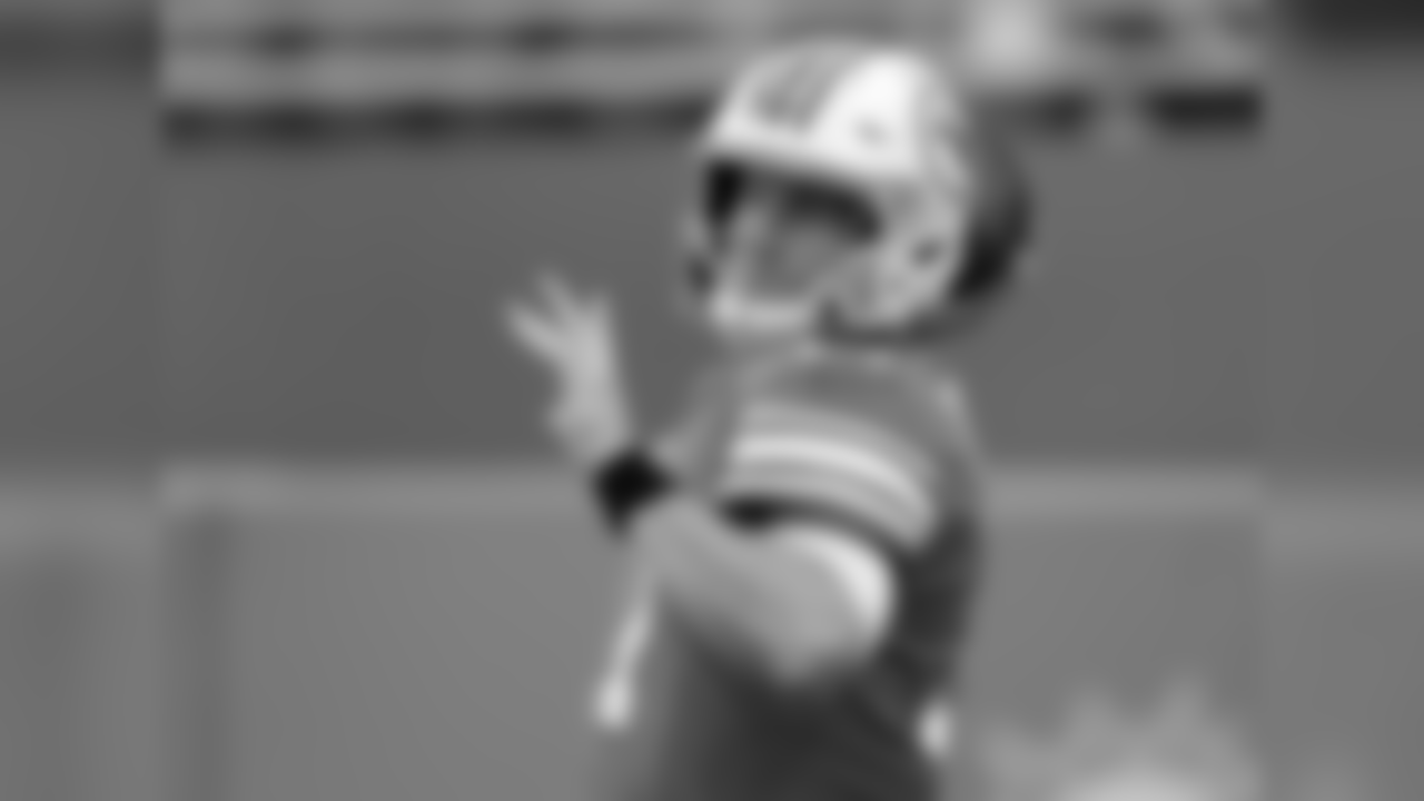 Miami Dolphins quarterback Ryan Tannehill (17) warms up, before an NFL football game against the Jacksonville Jaguars, Sunday, Dec. 23, 2018, in Miami Gardens, Fla. (AP Photo/Brynn Anderson)