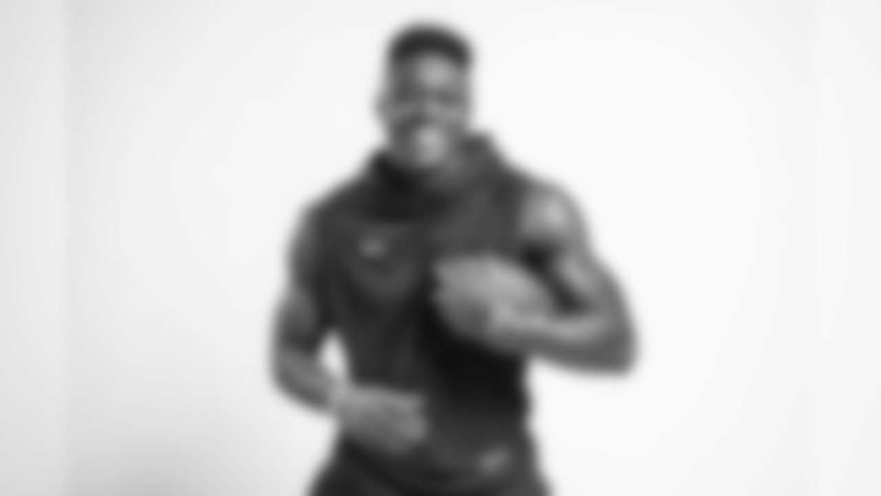Portrait of Mississippi wide receiver A.J. Brown at the NFL football scouting combine, Friday, March 1, 2019, in Indianapolis. (Todd Rosenberg via AP)