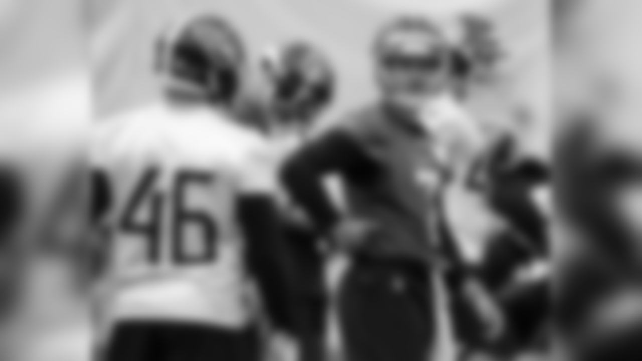 Tennessee Titans quarterback Brent Stockstill (7) warms up during NFL football rookie minicamp Saturday, May 11, 2019, in Nashville, Tenn. (AP Photo/Mark Zaleski)
