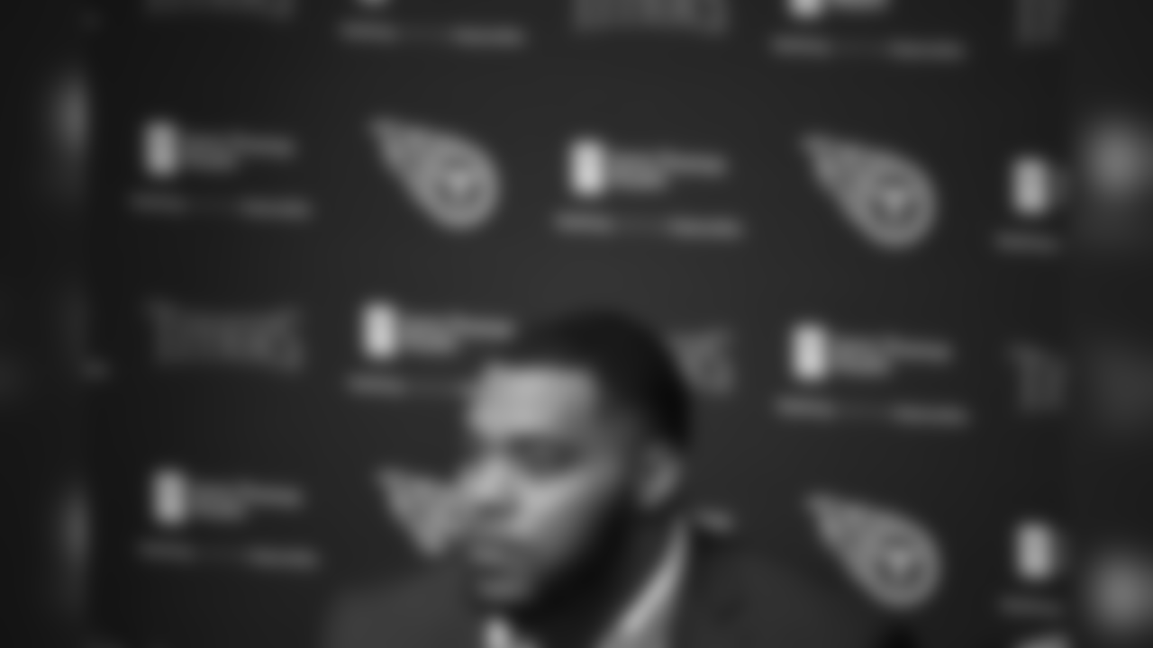 Tennesee Titans defensive tackle Jeffery Simmons speaks about his future after being selected in the first round of the NFL football draft, Friday, April 26, 2019, in Nashville, Tenn. (AP Photo/Mike Stewart)