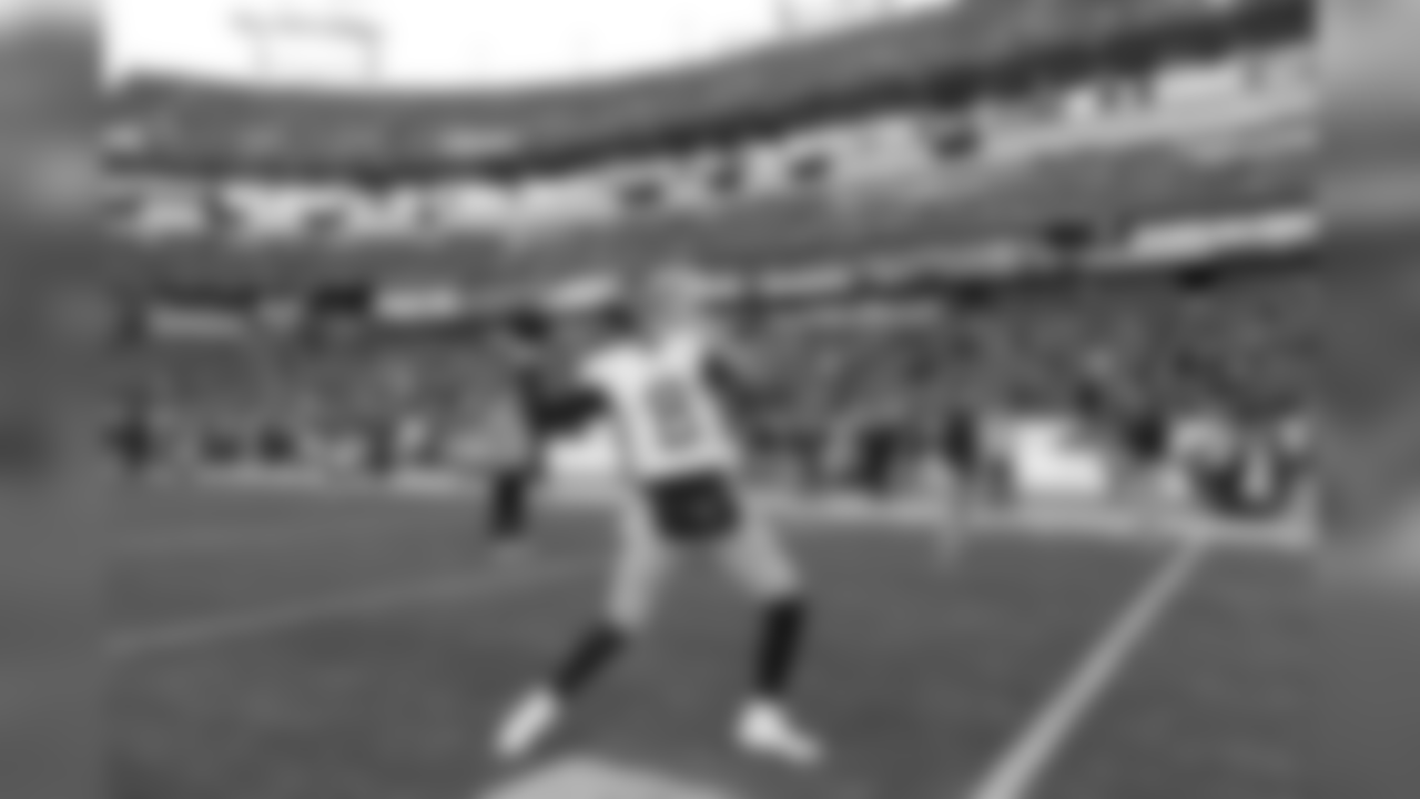 Tennessee Titans quarterback Marcus Mariota (8) warms up before an NFL football game against the Washington Redskins Saturday, Dec. 22, 2018, in Nashville, Tenn. (AP Photo/Mark Zaleski)