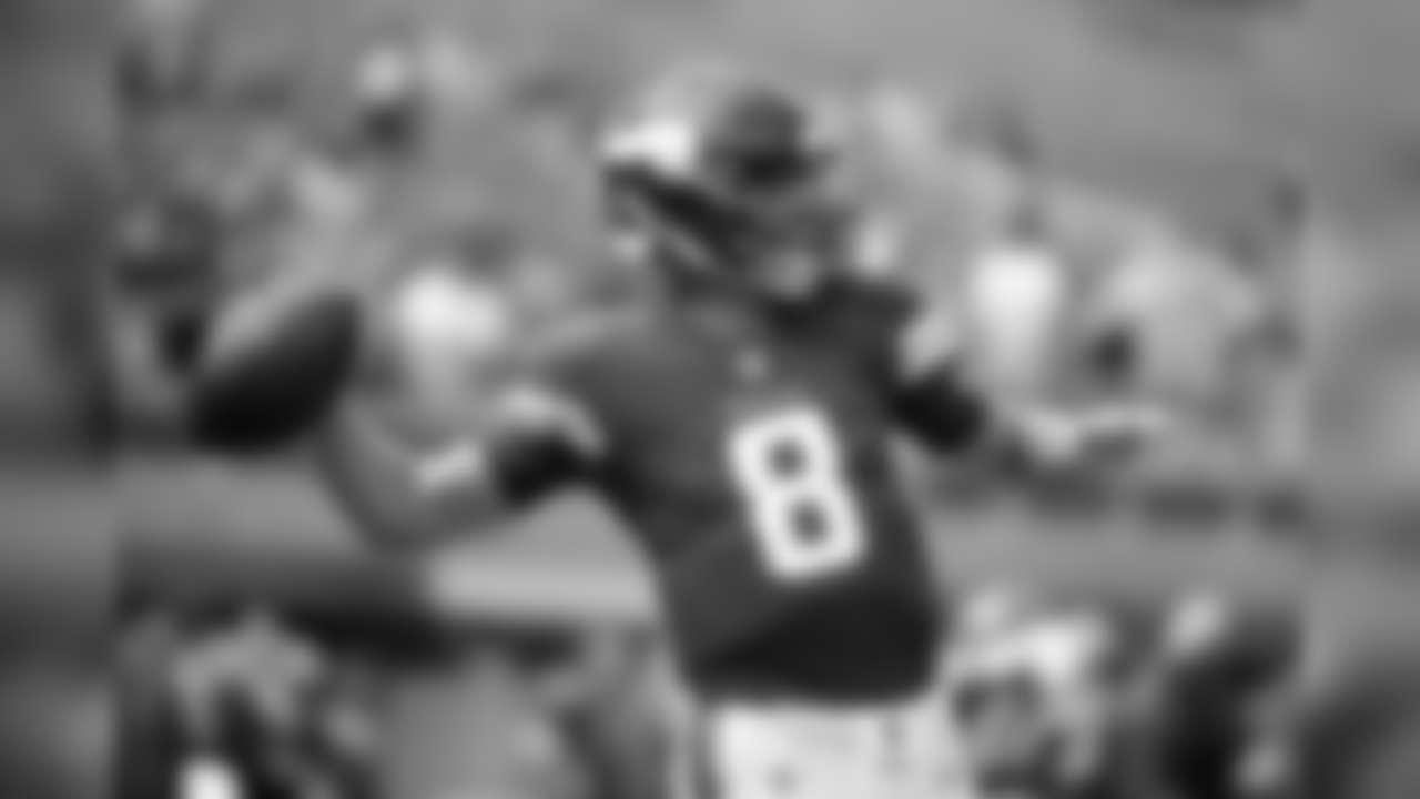 Minnesota Vikings quarterback Kirk Cousins warms up before an NFL preseason football game against the Jacksonville Jaguars, Saturday, Aug. 18, 2018, in Minneapolis. (AP Photo/Bruce Kluckhohn)