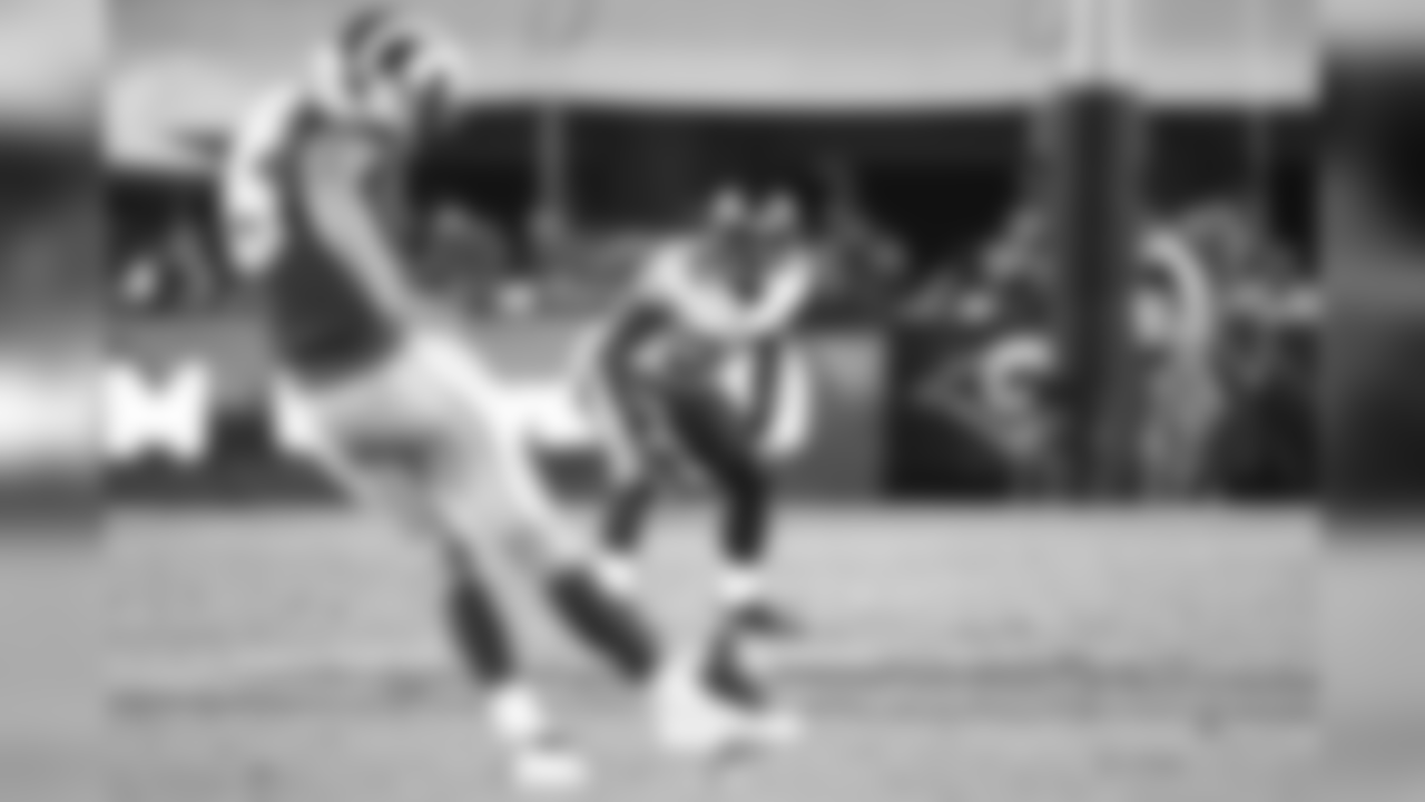 An image from September 27, 2018 regular season away game against the Los Angeles Rams. The Vikings lost 31-38.