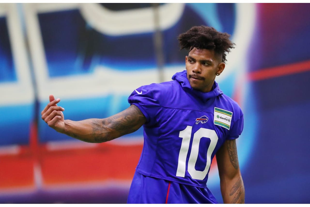 Terrelle Pryor. Buffalo Bills prepare for Week 9 at ADPRO Sports Training Center, October 31, 2018. Photo by Bill Wippert