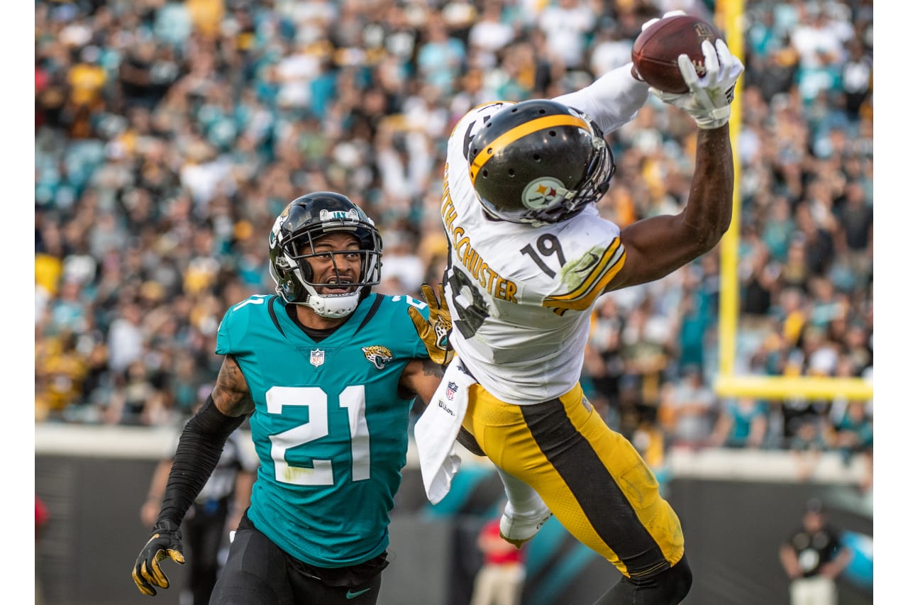 A 2018 Regular Season game between the Pittsburgh Steelers and the Jacksonville Jaguars on Sunday, November 18, 2018.