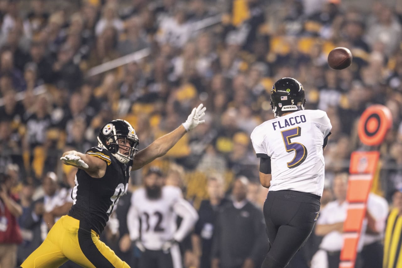 A 2018 Regular Season game between the Pittsburgh Steelers and the Baltimore Ravens on September 30, 2018.