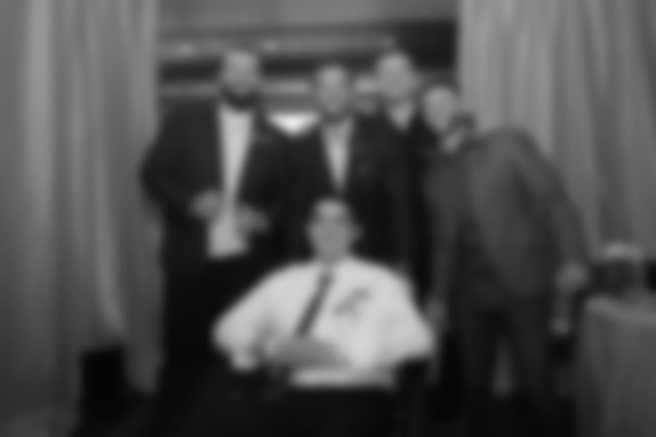 OL Erik Magnuson, TE Garrett Celek, TE George Kittle and WR Trent Taylor