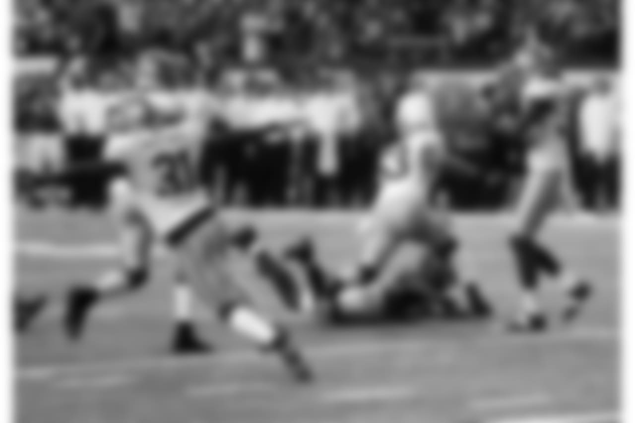 Jan. 20, 2013: 49ers 28, Falcons 24
The 49ers were in pursuit of their first Super Bowl Appearance since 1994 as they faced a tough Atlanta Falcons team. The 49ers held a four point lead with 1:13 left, as the Falcons lined up for a fourth down deep in 49ers territory. Linebacker Navorro Bowman jumped the route that forced an incompletion and sealed the victory.