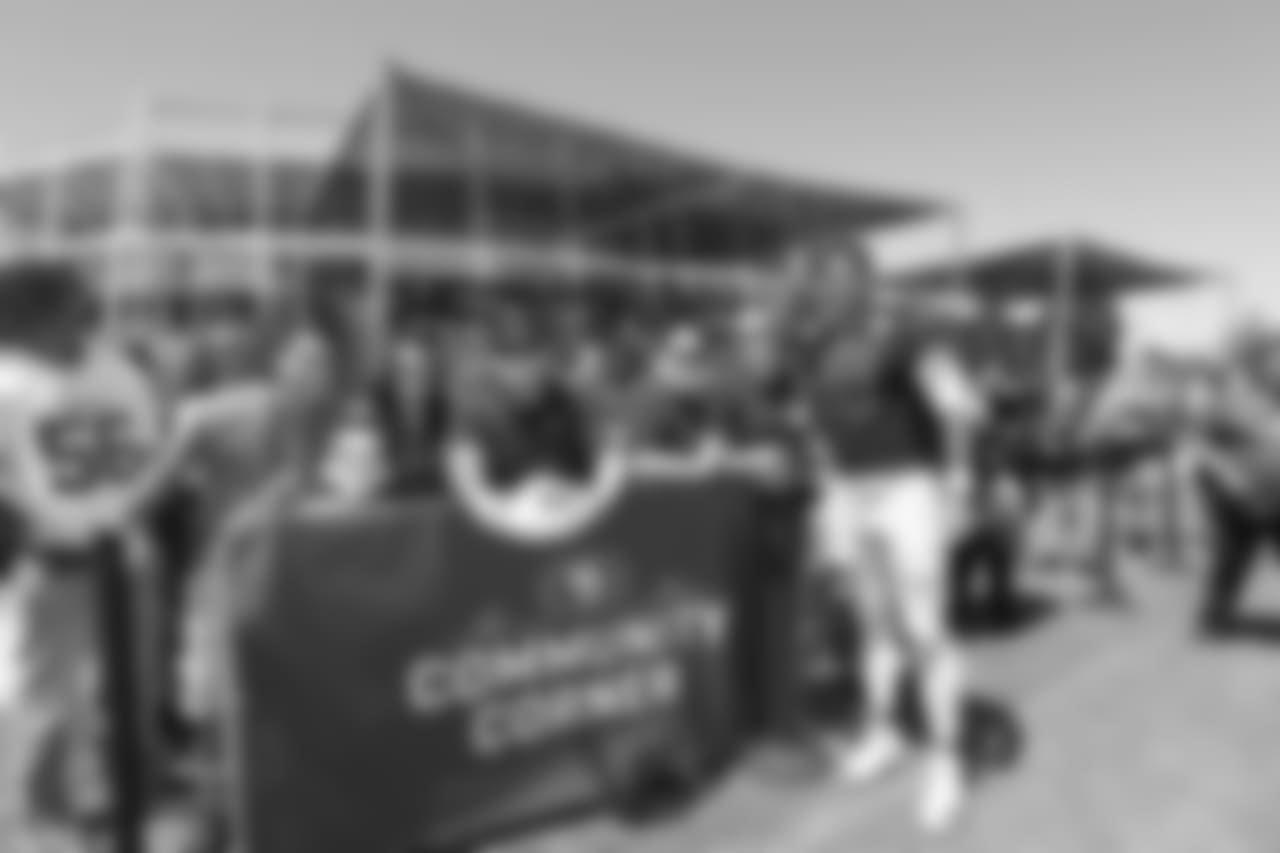 QB Jimmy Garoppolo
Day 7: First Responders, Santa Clara PAL, San Jose PAL and San Francisco PAL Hosted by 49ers Coaches