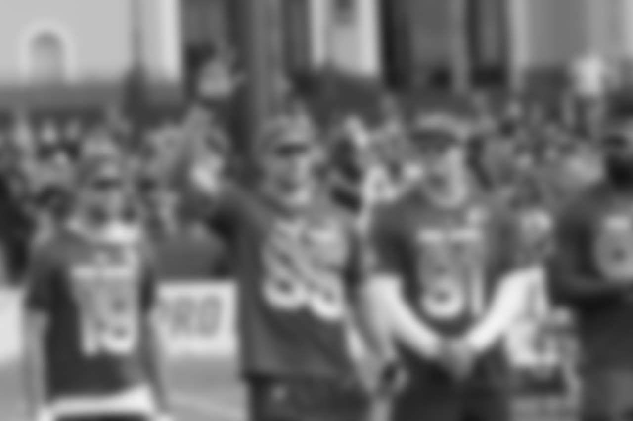 Minnesota Vikings WR Adam Thielen, TE George Kittle and Washington Redskins LB Ryan Kerrigan