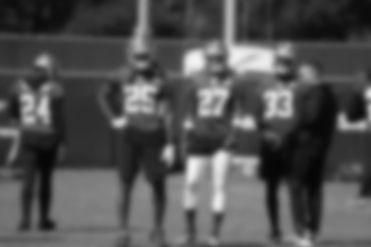 CB Richard Sherman, DB Adrian Colbert and DB Tarvarius Moore