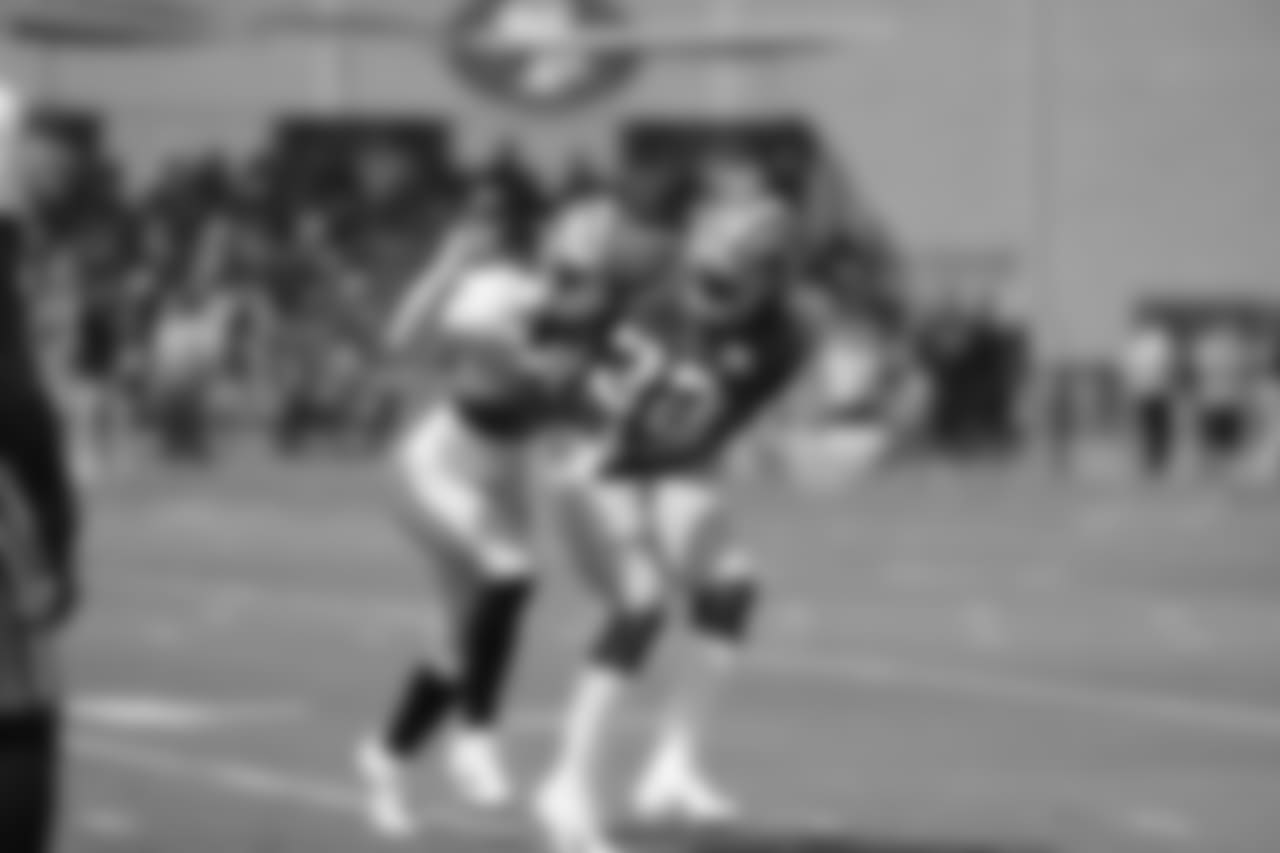 LB Elijah Lee and RB Joe Williams