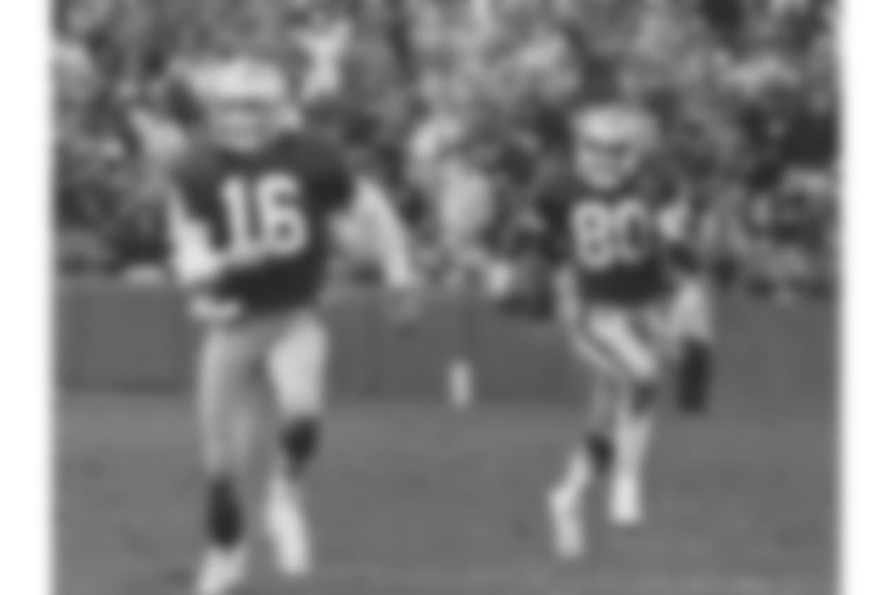 QB Joe Montana and WR Jerry Rice