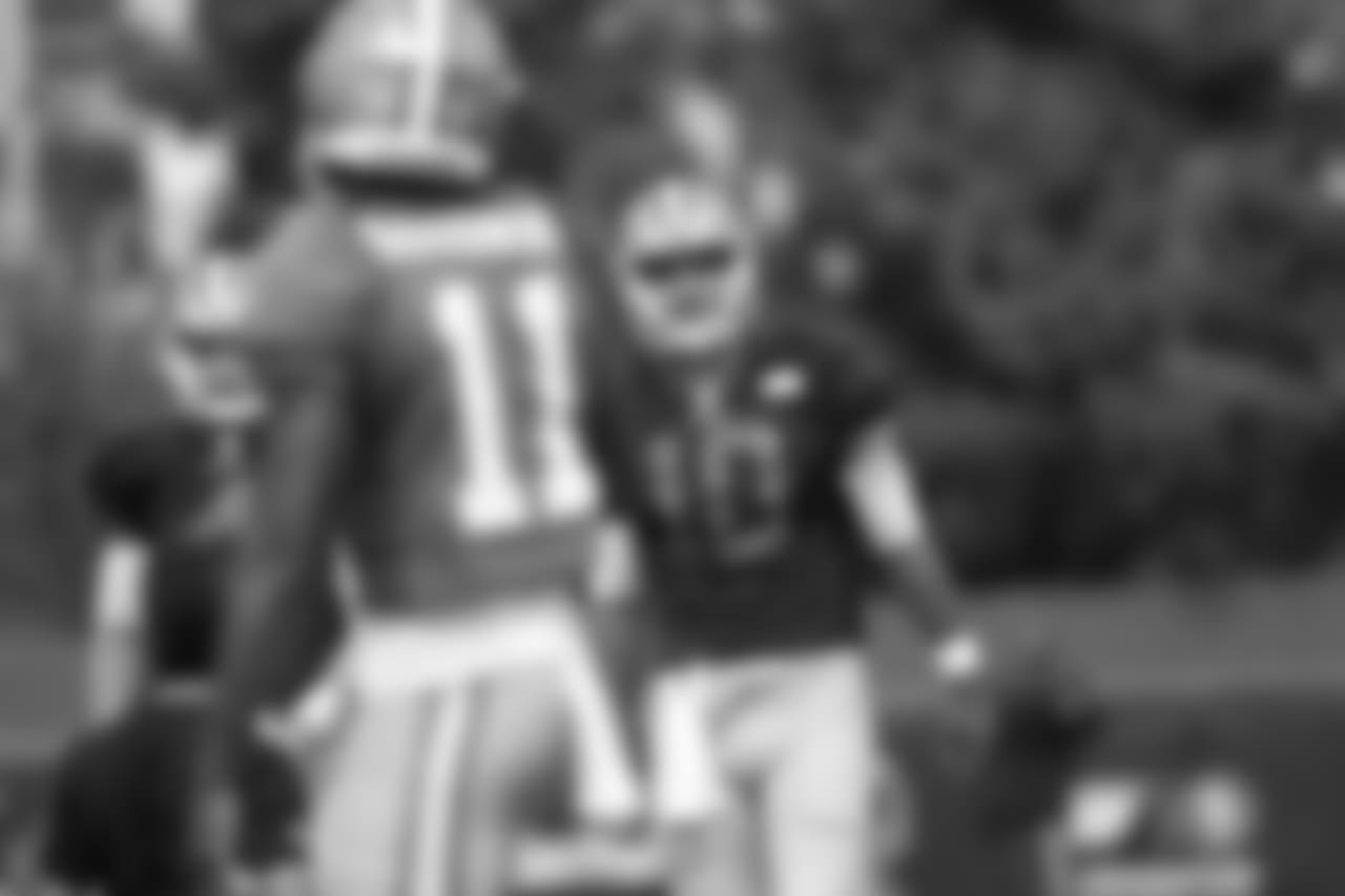 WR Marquise Goodwin and QB Jimmy Garoppolo