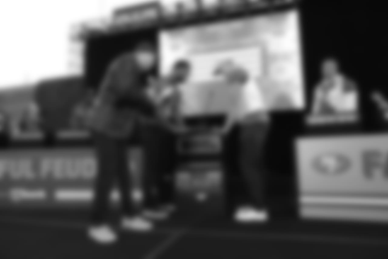 K Robbie Gould, DL DeForest Buckner and TE George Kittle