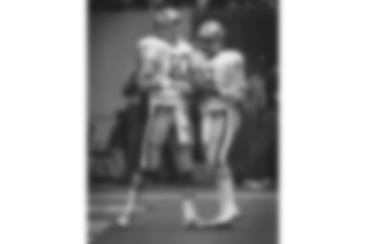 WR Dwight Clark and WR Freddie Solomon