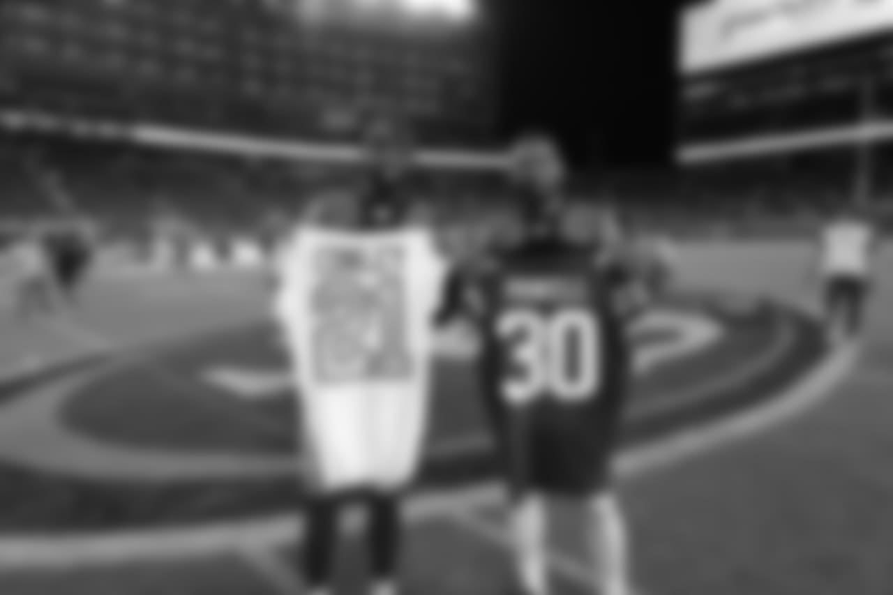 DB Tyvis Powell and Raiders CB Gareon Conley