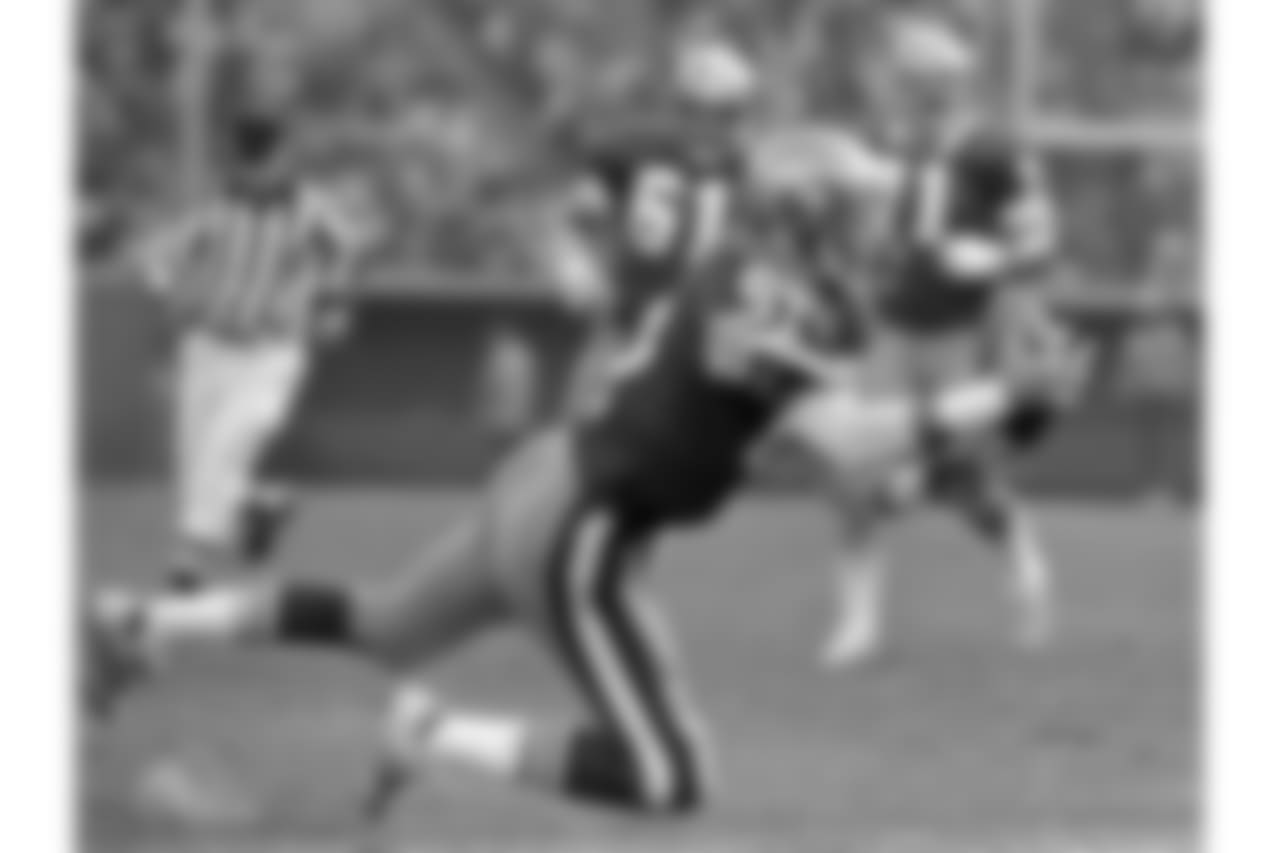 Jan. 2, 1983 -- 49ers pass-catcher Dwight Clark.