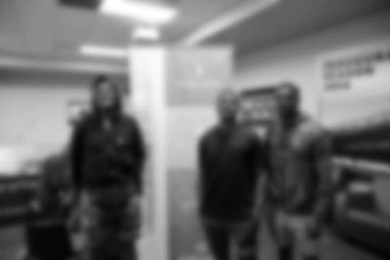 DB Adrian Colbert, CB D.J. Reed Jr. and CB Emmanuel Moseley