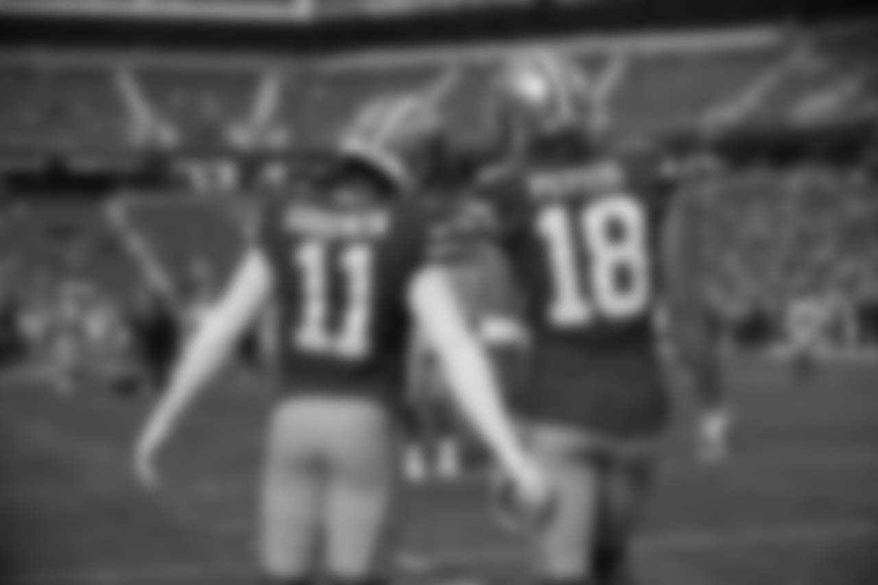 WR Marquise Goodwin and WR Dante Pettis