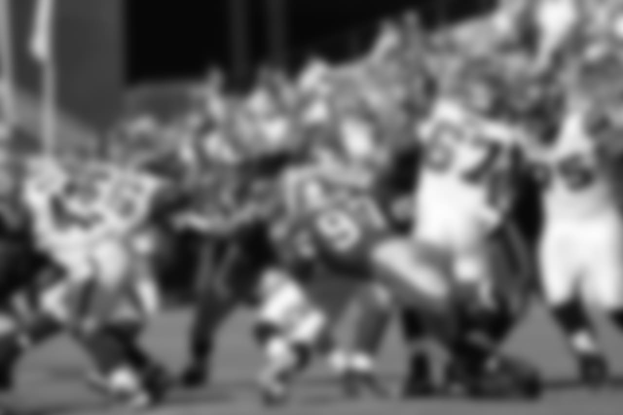 2007 -- 49ers tackle Bryant Young and Seahawks running back Shaun Alexander.