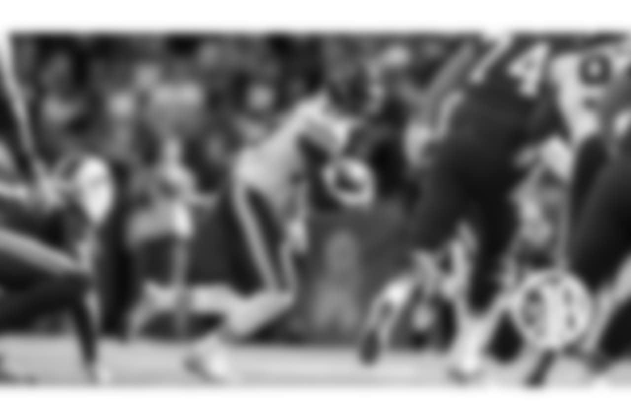 (10) Adrian Amos vs. Bills
Amos intercepted a Nathan Peterman pass that was deflected by Kyle Fuller in a 41-9 victory over the Bills in Buffalo.