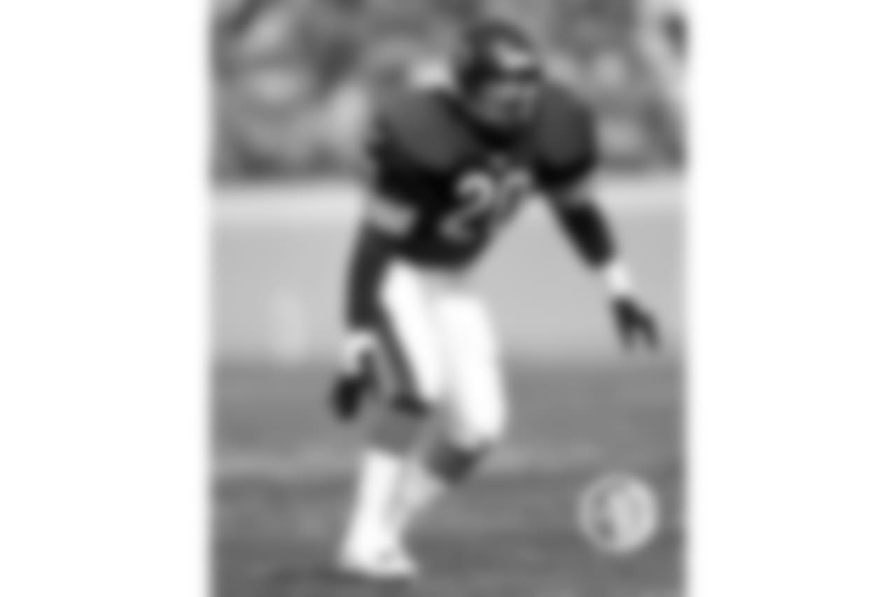 Carrier tied a franchise record by intercepting three Mark Rypien passes in a game at Washington's RFK Stadium.