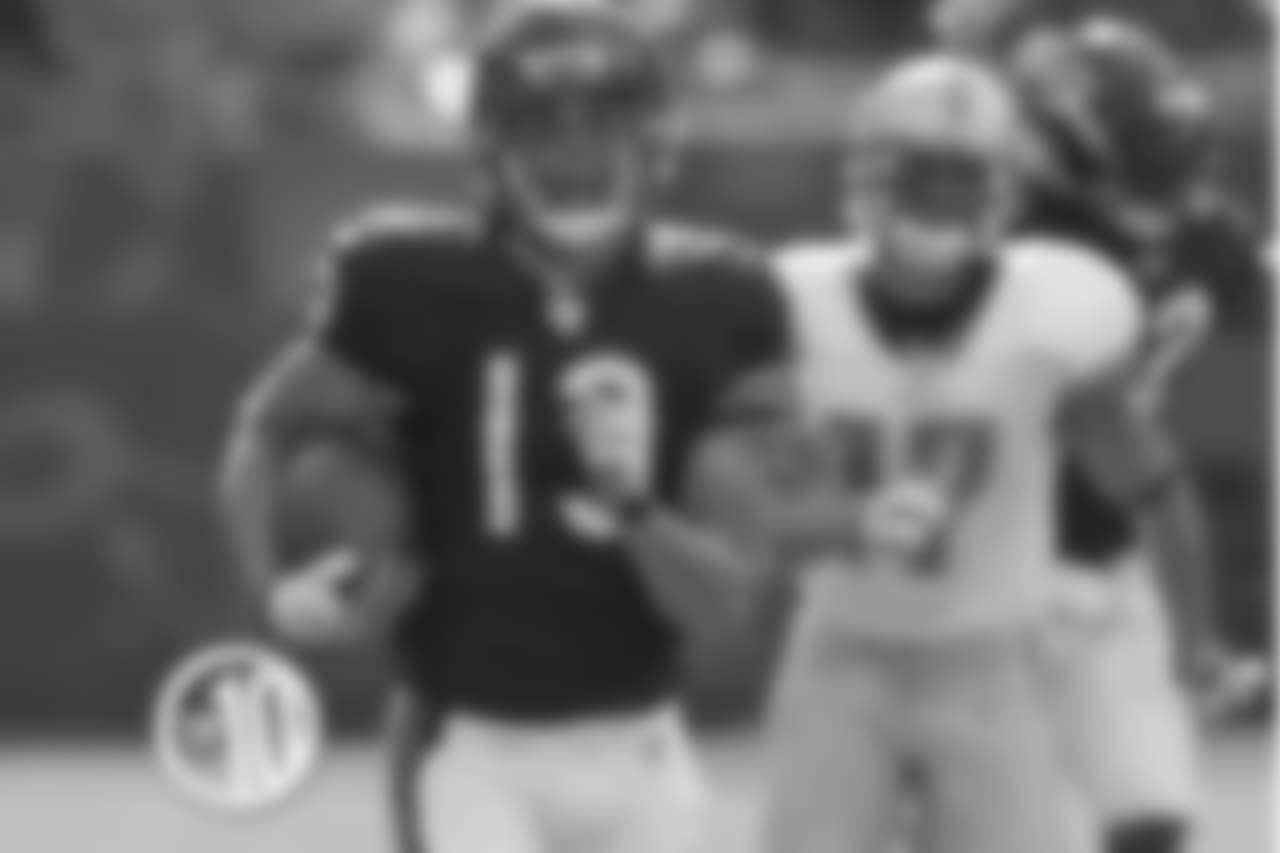 In a blowout win at Detroit, Knox had a 102-yard kick return TD, plus five catches for 31 yards.