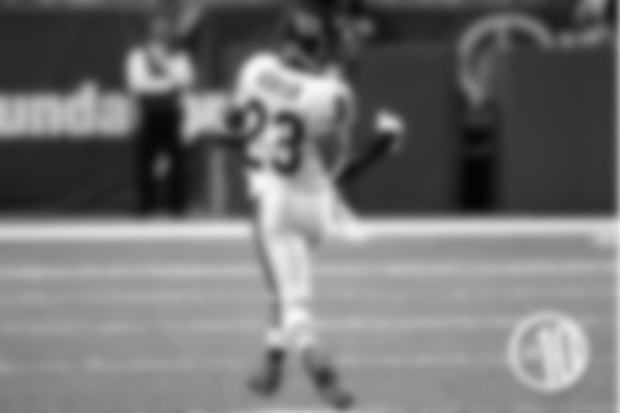 After returning a kickoff 94 yards for a touchdown earlier in the game, Hester brings back a second kickoff 96 yards for a score in a 42-27 win over the St. Louis Rams on Dec. 11, 2006.