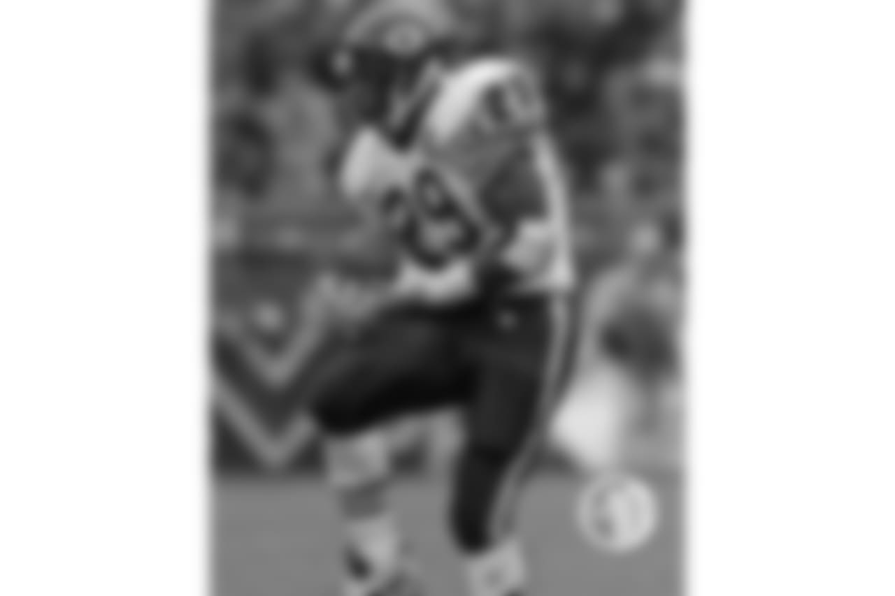 8. Raymont Harris: Harris rushed for 2,245 yards and 15 touchdowns and caught 100 passes for 651 yards and 1 TD from 1994-97. He rushed for 1,033 yards and 10 TDs in 1997.