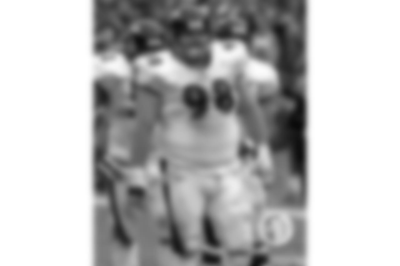 8. Tony "Goose" Siragusa. Spice's comment: Talk about a guy who was built for the North Pole. He was Santa to a tee.