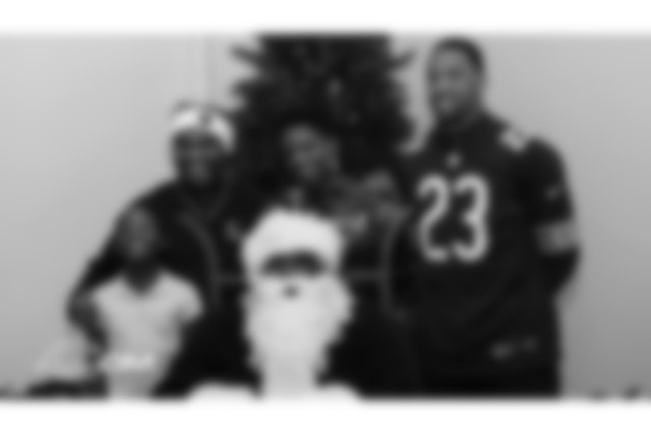 The Chicago Bears host their annual Holiday Giving Initiative, Monday, December 17, 2018, in Chicago, Illinois.