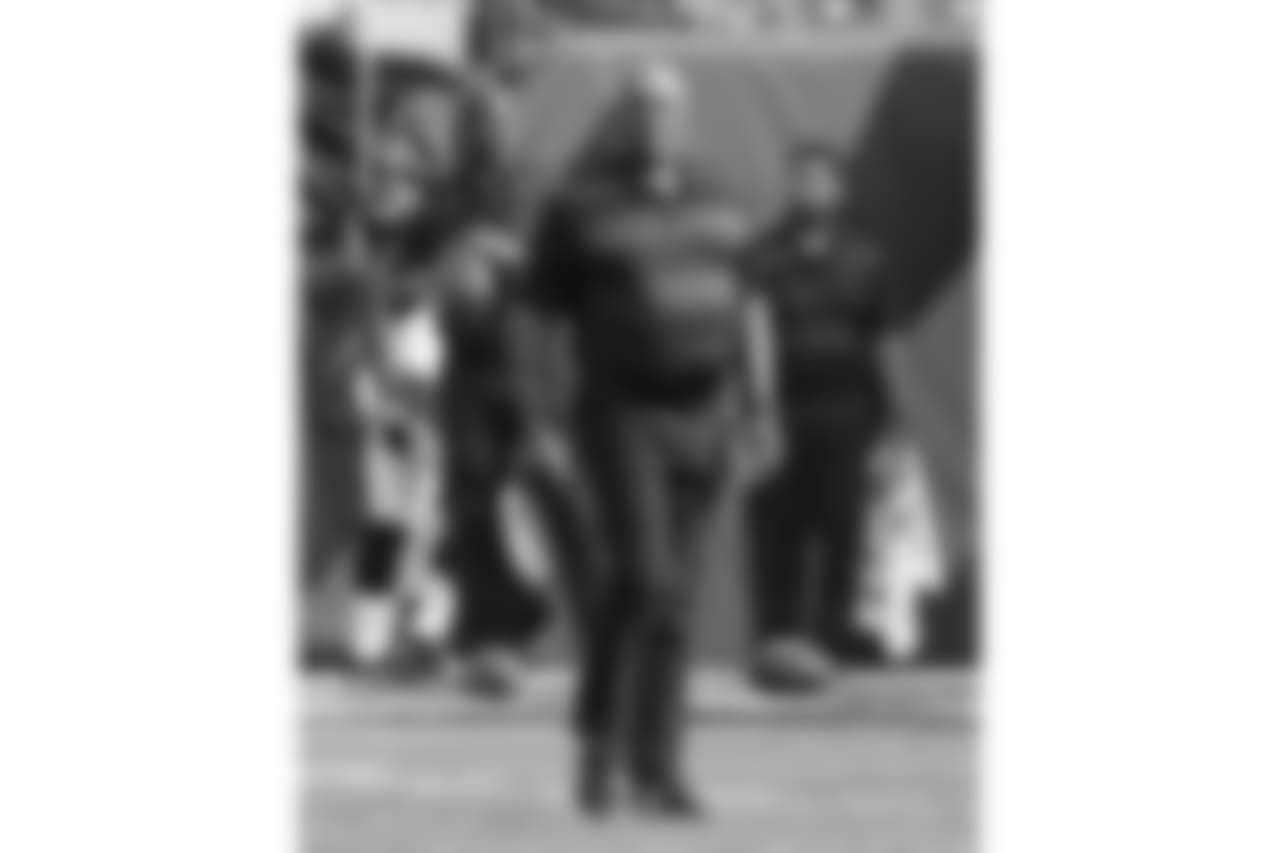 Cincinnati Bengals head coach Marvin Lewis walks the field during practice before an NFL preseason football game, Thursday, Aug. 9, 2018, in Cincinnati. (AP Photo/Frank Victores)