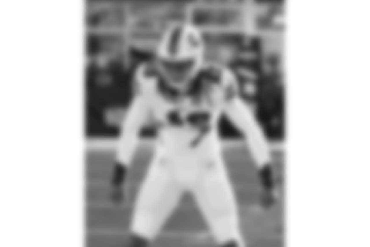 Buffalo Bills middle linebacker Tremaine Edmunds (49) Buffalo Bills at New England Patriots, December 23, 2018 at Gillette Stadium.
Photo by Bill Wippert