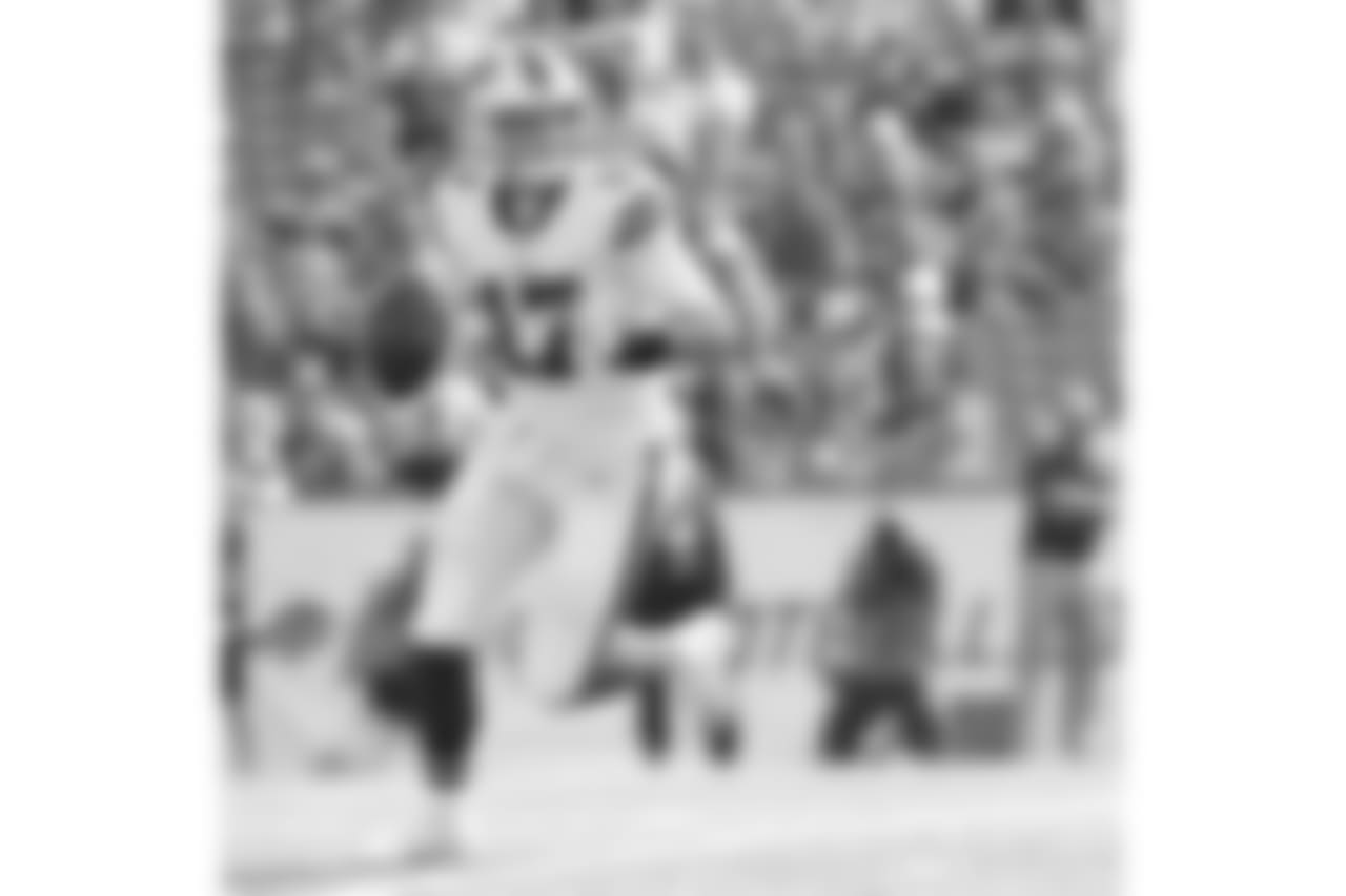 Buffalo Bills quarterback Josh Allen (17) - Buffalo Bills vs Cincinnati Bengals at New Era Field.
Photo by Kevin Hoffman
August 26, 2018