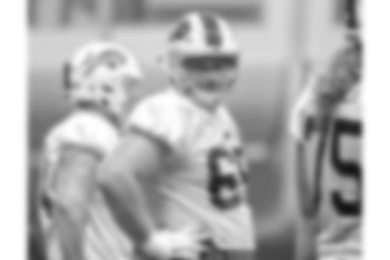 Ike Boettger. Buffalo Bills prepare for Week 4 at ADPRO Sports Training Center, September 26, 2018.
Photo by Bill Wippert