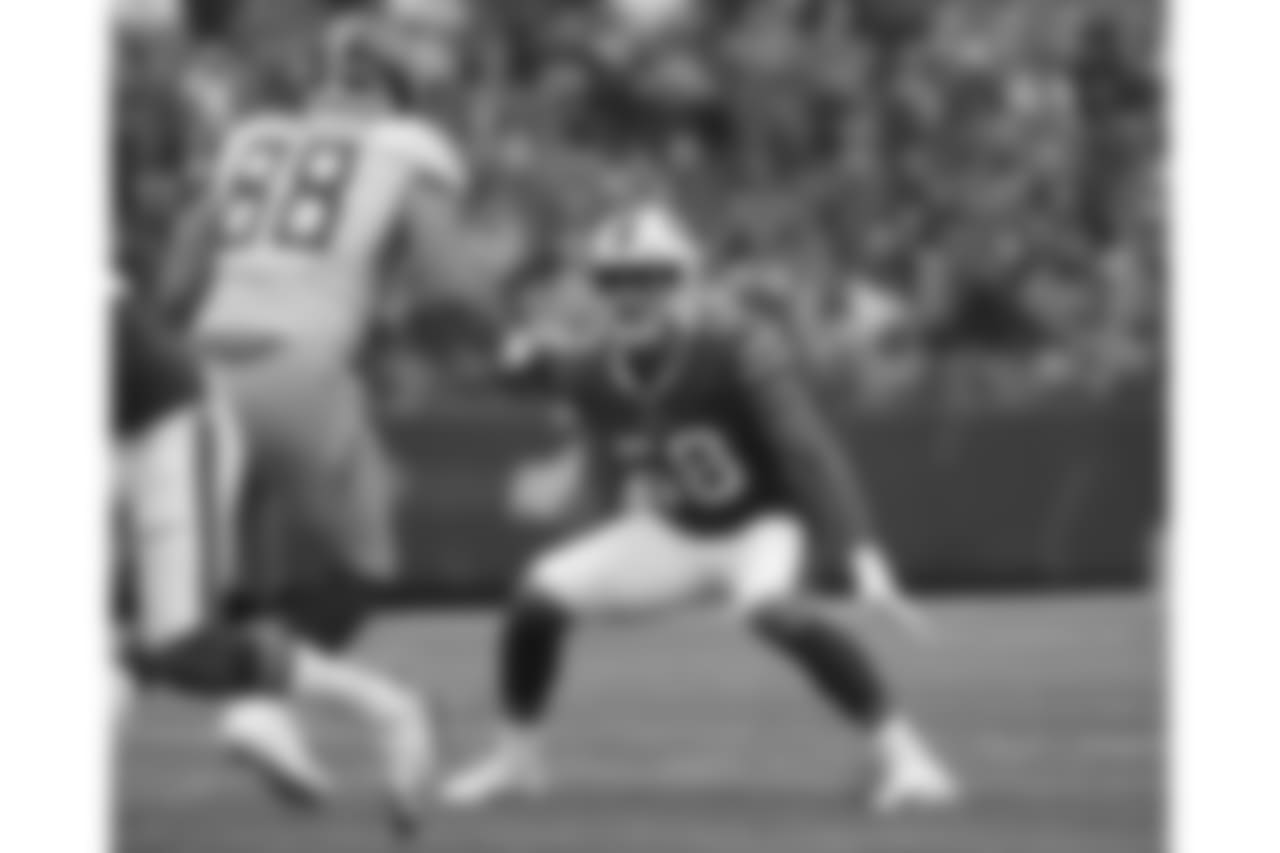 Buffalo Bills linebacker Matt Milano (58)
Buffalo Bills vs Tennessee Titans at New Era Field, October 7, 2018.
Photo by Bill Wippert