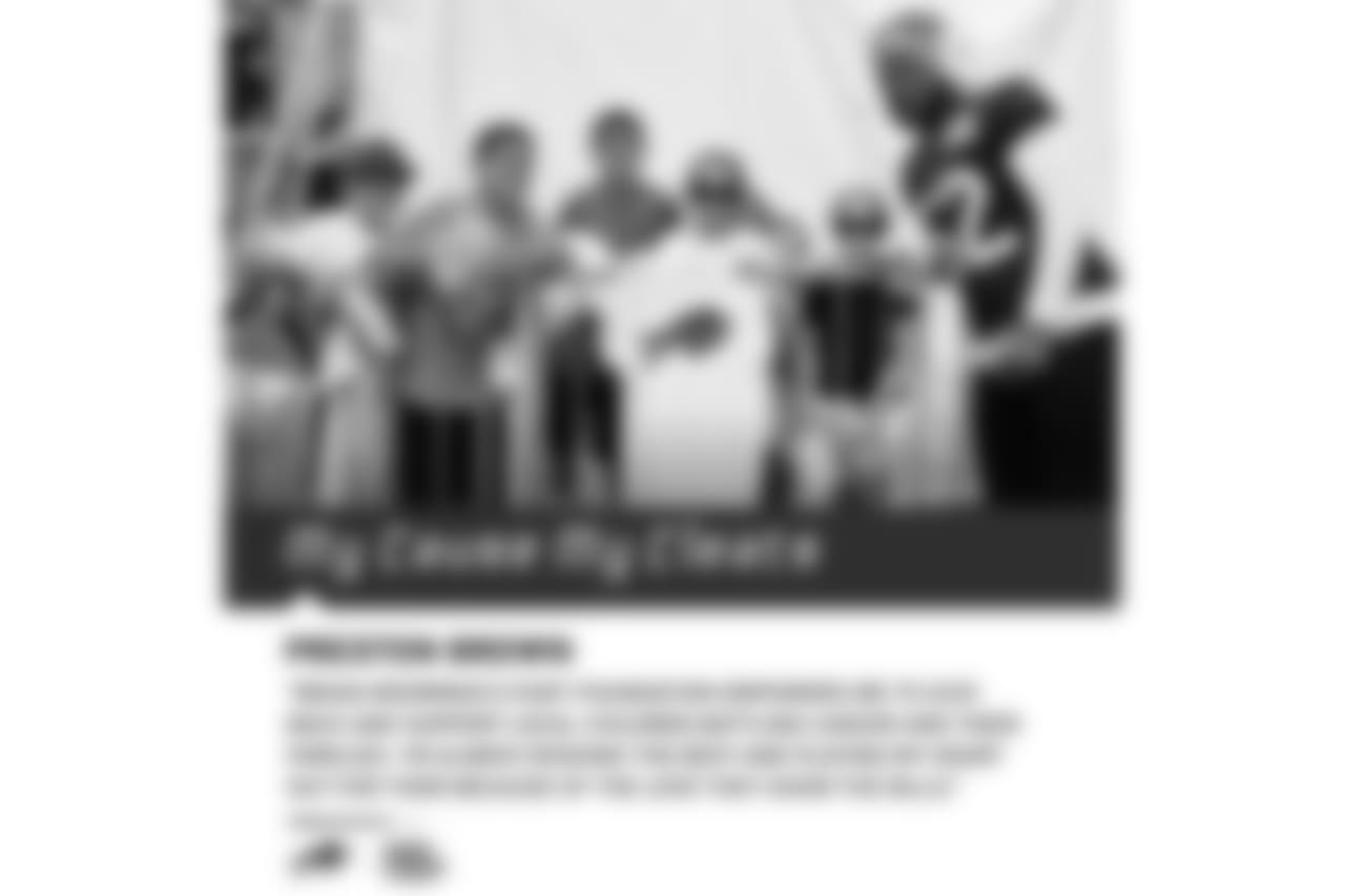 LB Preston Brown (52)- Childhood Cancer- Brian Moorman’s P.U.N.T. Foundation